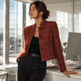 Tweed aus Siena-Terrakotta-Wolle - Ribes y Casals