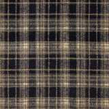 Loden Polyester Kariert Schwarz - Ribes y Casals