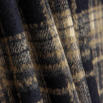 Loden Polyester Kariert Schwarz - Ribes y Casals