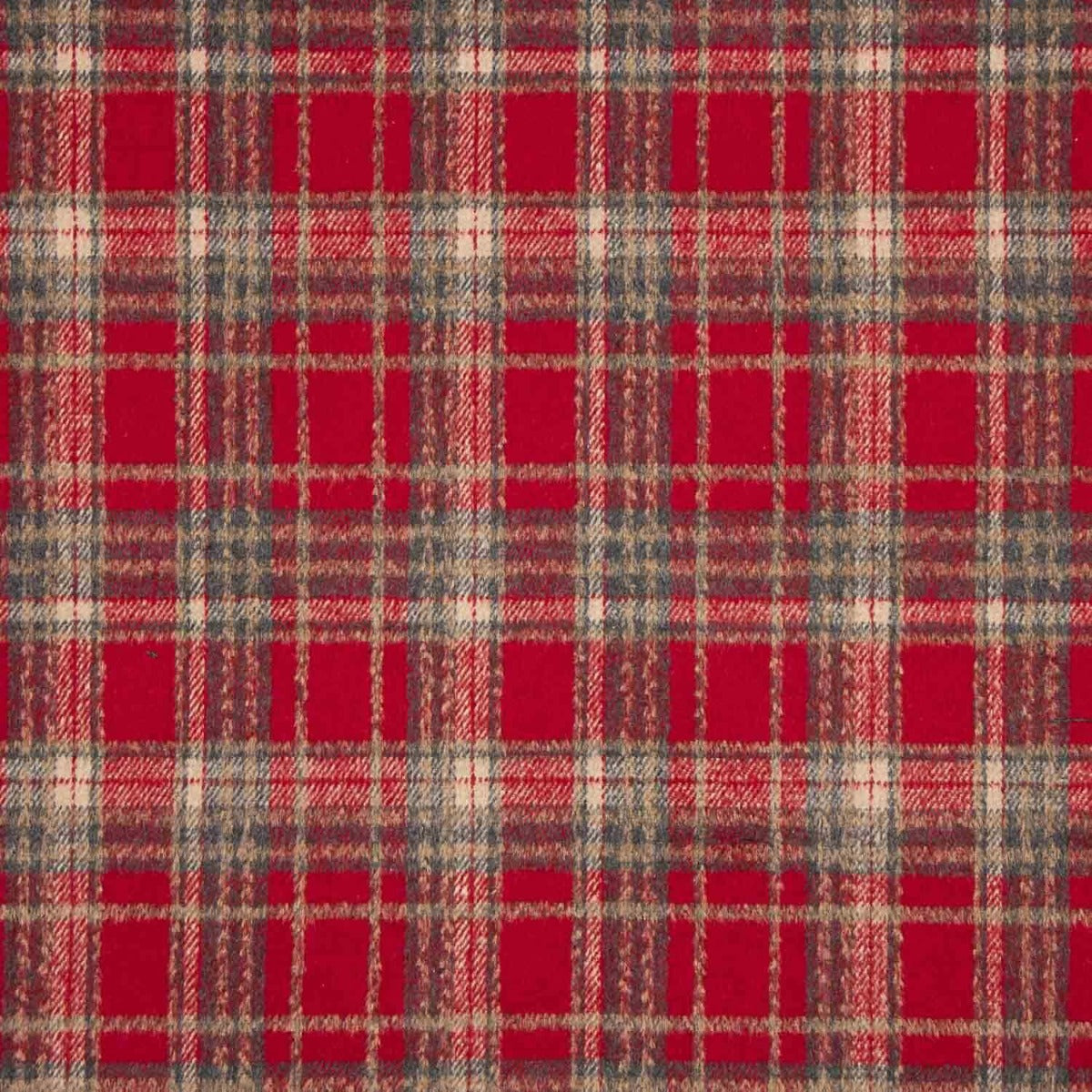 Retal Loden Polyester Rot Quadrate 130 x 150 cm - Ribes y Casals