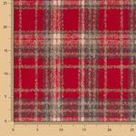 Retal Loden Polyester Rot Quadrate 130 x 150 cm - Ribes y Casals