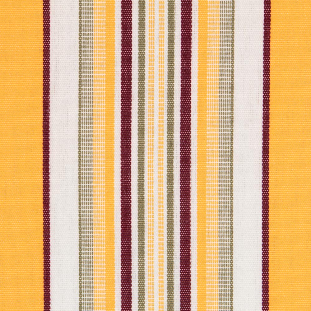 Gelbes Multistriped Outdoor Canvas Retal - Verschiedene Größen x Breite 160 cm - Ribes y Casals