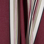 Maroon Multistriped Outdoor Plane - Ribes y Casals