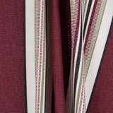 Maroon Multistriped Outdoor Plane - Ribes y Casals