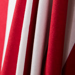 Bedruckte Plane Maxi Stripe Rot - Ribes y Casals
