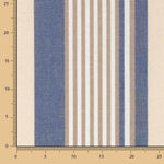 Blau-beige gestreifte Teflon Outdoor Plane 320cm - Ribes y Casals