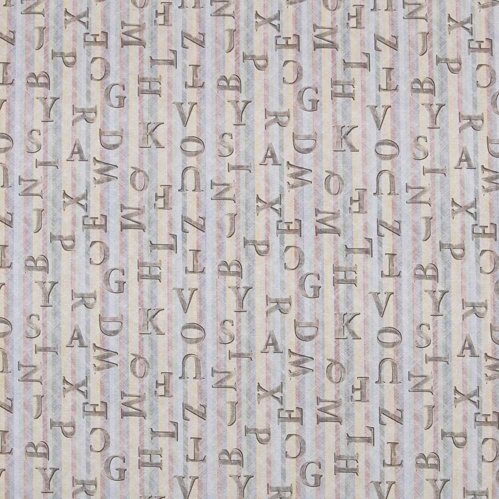 Alphabet Leinwand Multicolour - Ribes y Casals