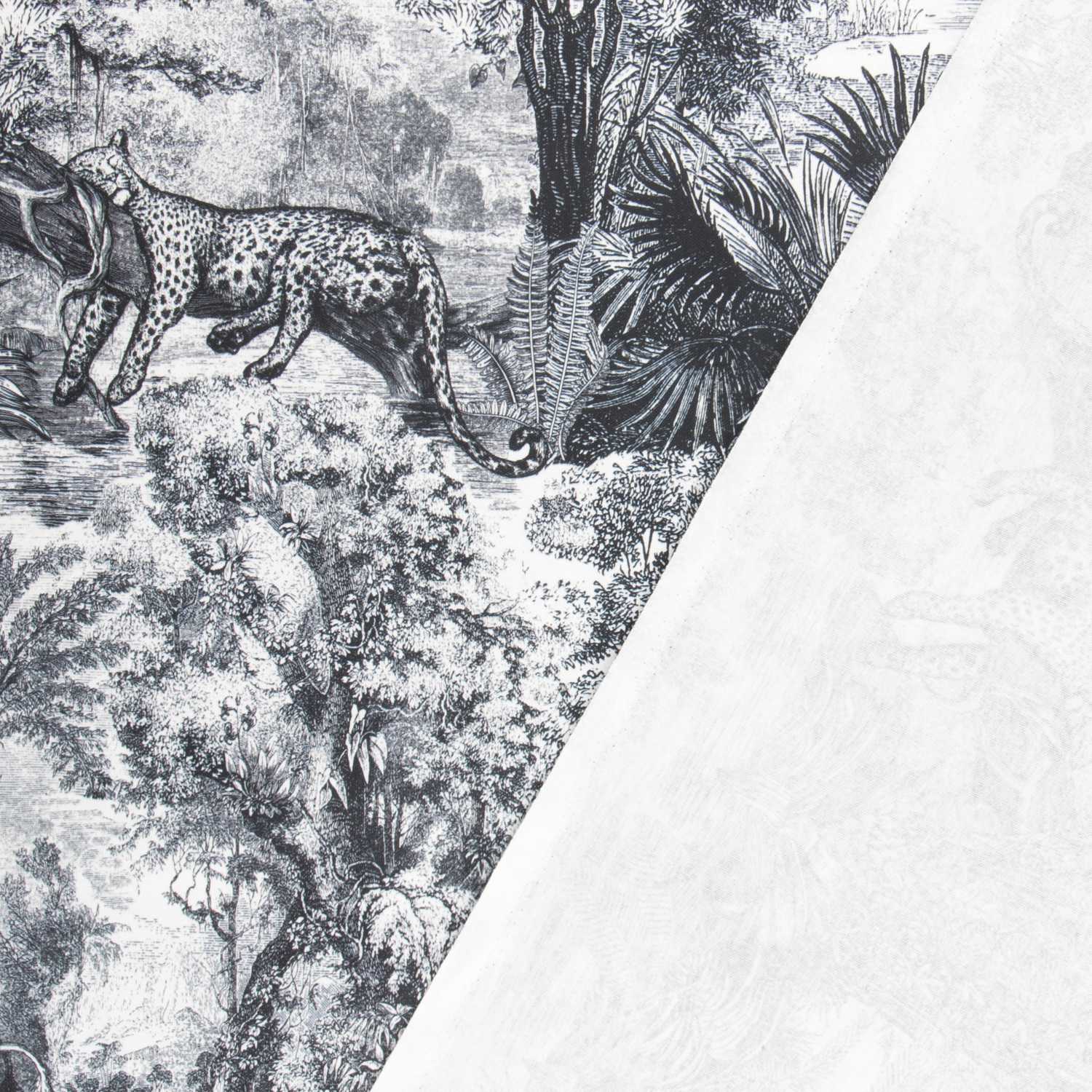 Canvas Baumwolle Afrika Schwarz - Ribes y Casals