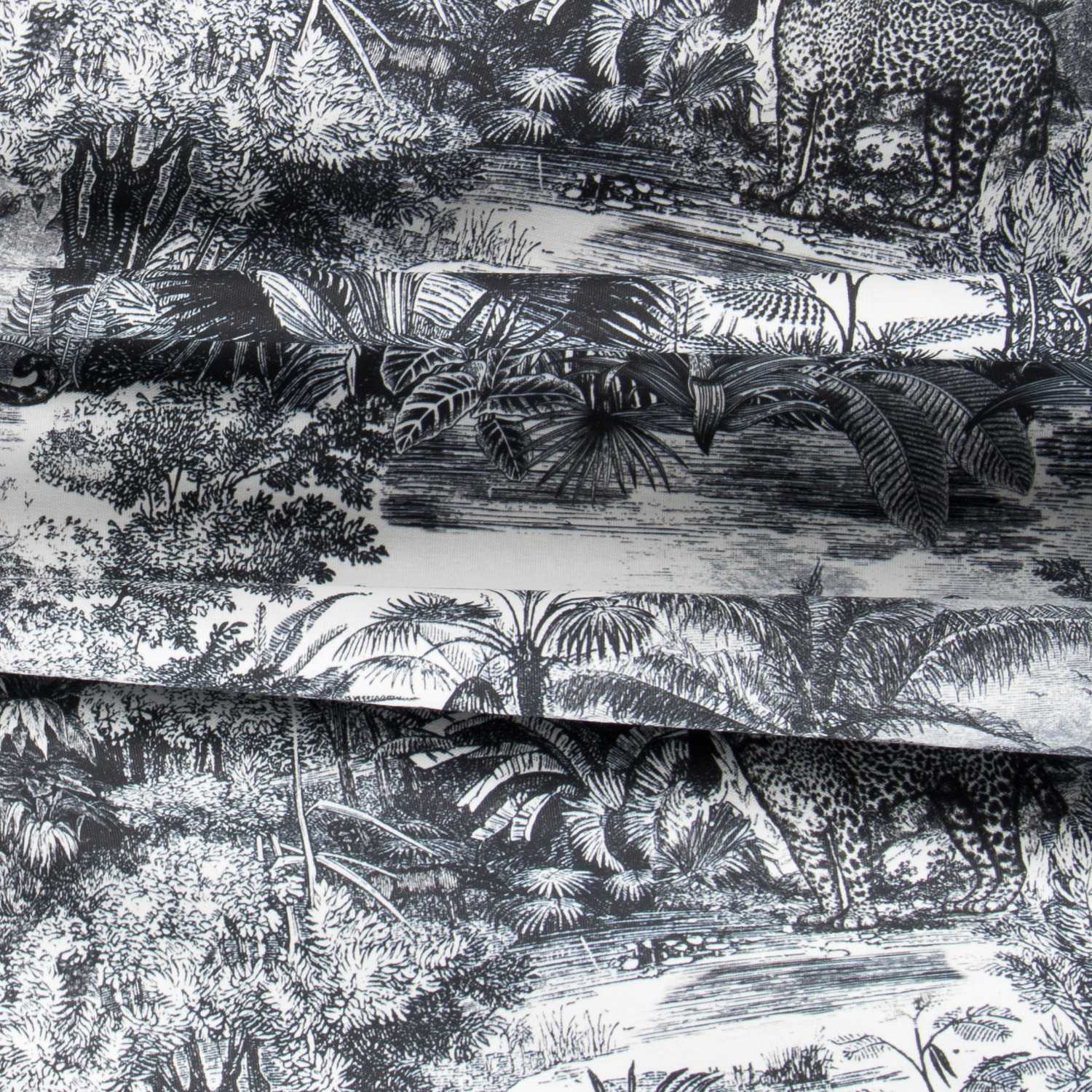 Canvas Baumwolle Afrika Schwarz - Ribes y Casals
