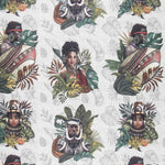 Afrikanische Krieger Baumwoll-Leinwand - Ribes y Casals