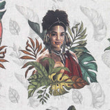 Afrikanische Krieger Baumwoll-Leinwand - Ribes y Casals