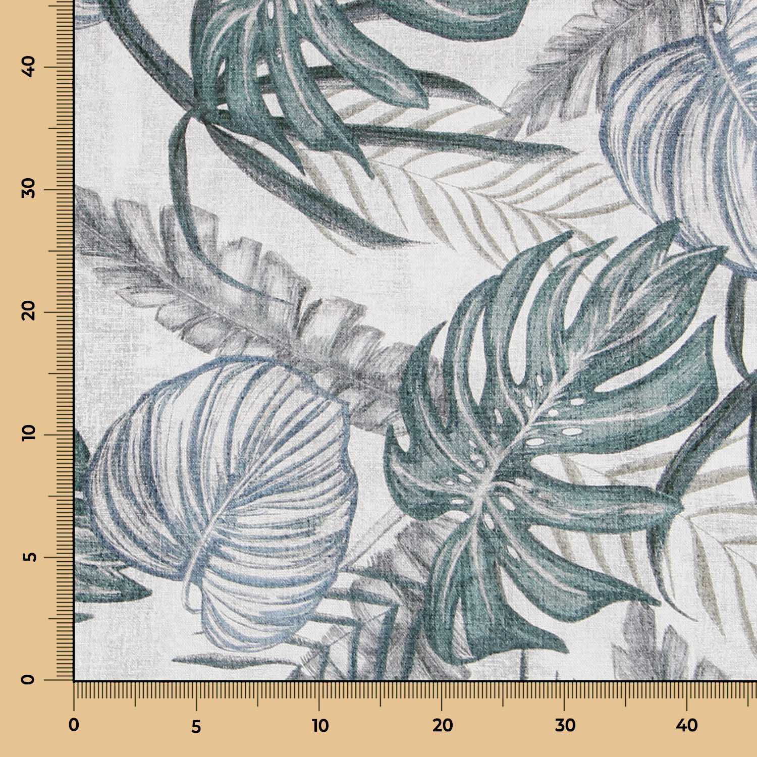 Canvas Baumwolle Exotic Grau - Ribes y Casals