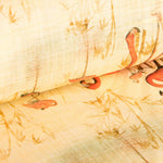 Flamingos Baumwollsegeltuch Gelb - Ribes y Casals
