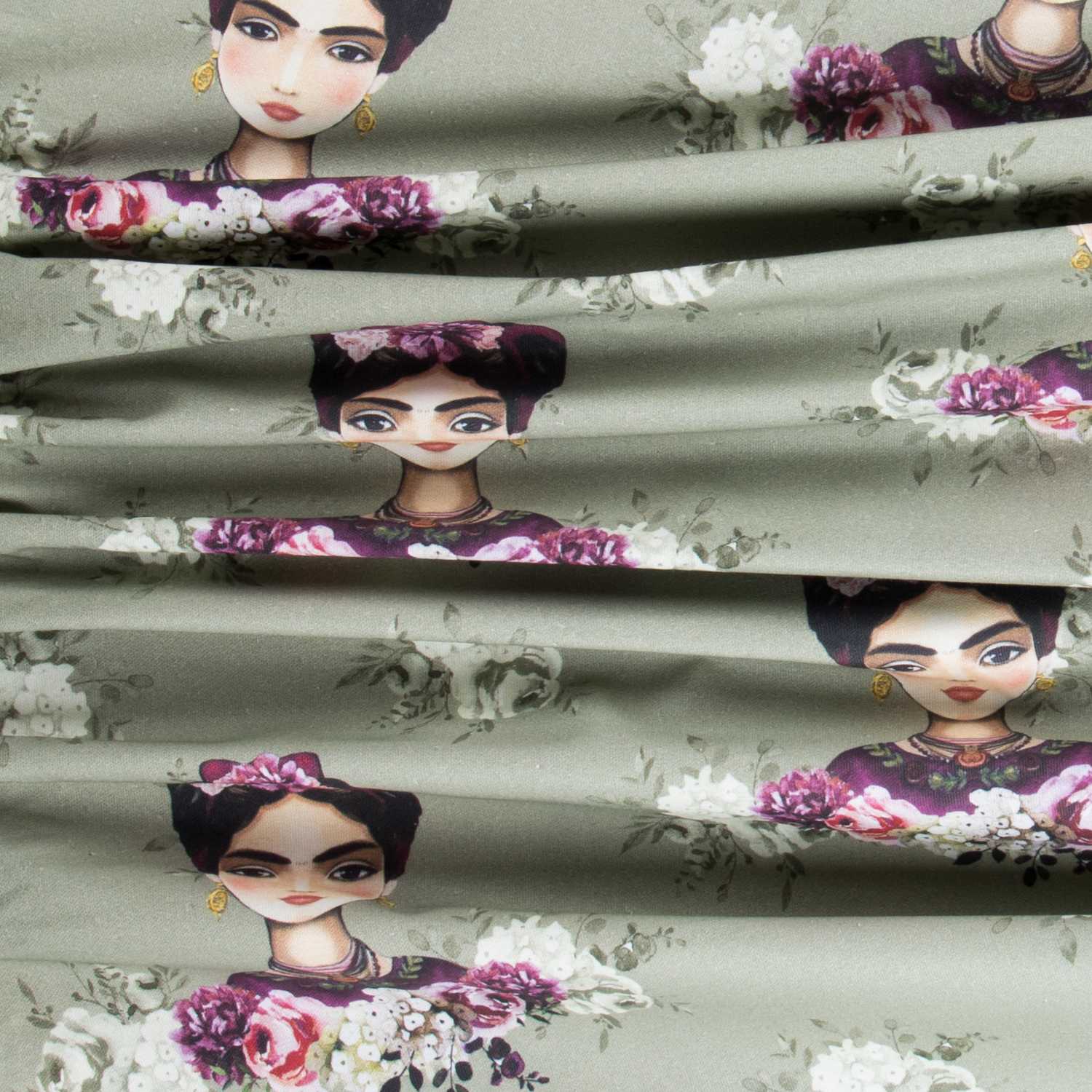 Baumwoll-Leinwand Frida Kahlo - Ribes y Casals