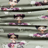 Baumwoll-Leinwand Frida Kahlo - Ribes y Casals