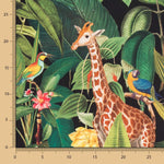 Schwarzes Safari-Baumwollsegeltuch - Ribes y Casals