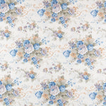 Segeltuch Cretonne Blue Flower - Ribes y Casals
