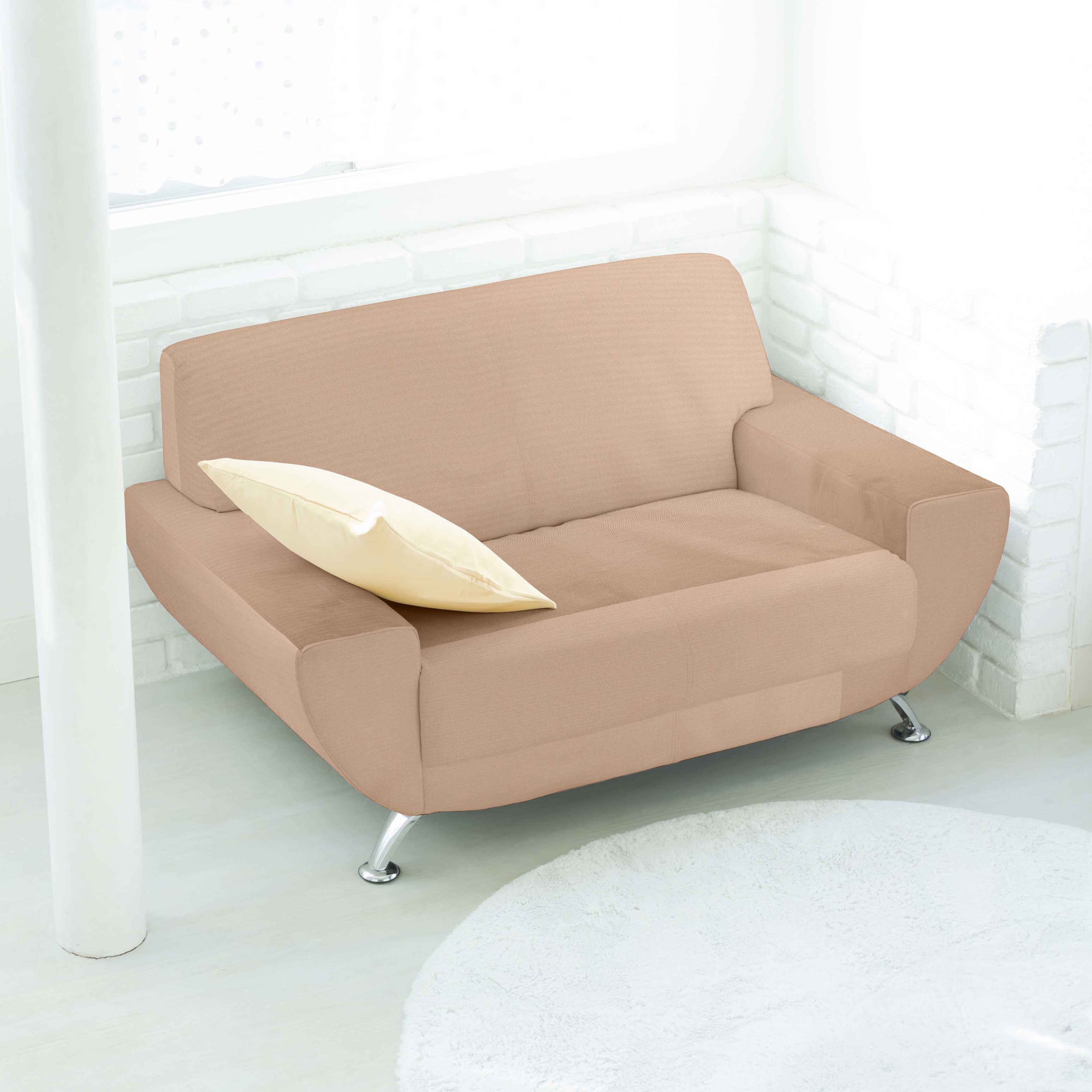 Beige Baumwoll-Leinwand - Ribes y Casals