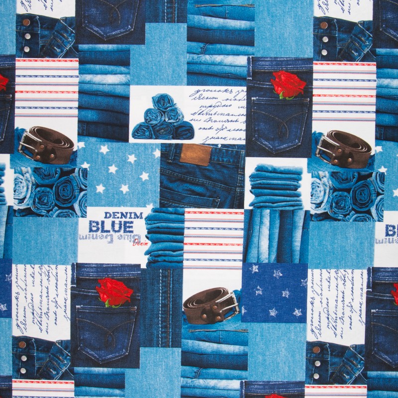 Denim Blue Segeltuch - Ribes y Casals