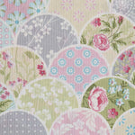 Patchwork Fan Bedruckte Leinwand - Ribes y Casals