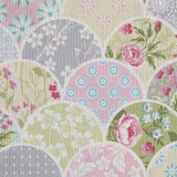 Patchwork Fan Bedruckte Leinwand - Ribes y Casals