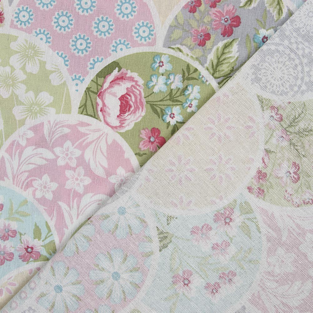Patchwork Fan Bedruckte Leinwand - Ribes y Casals