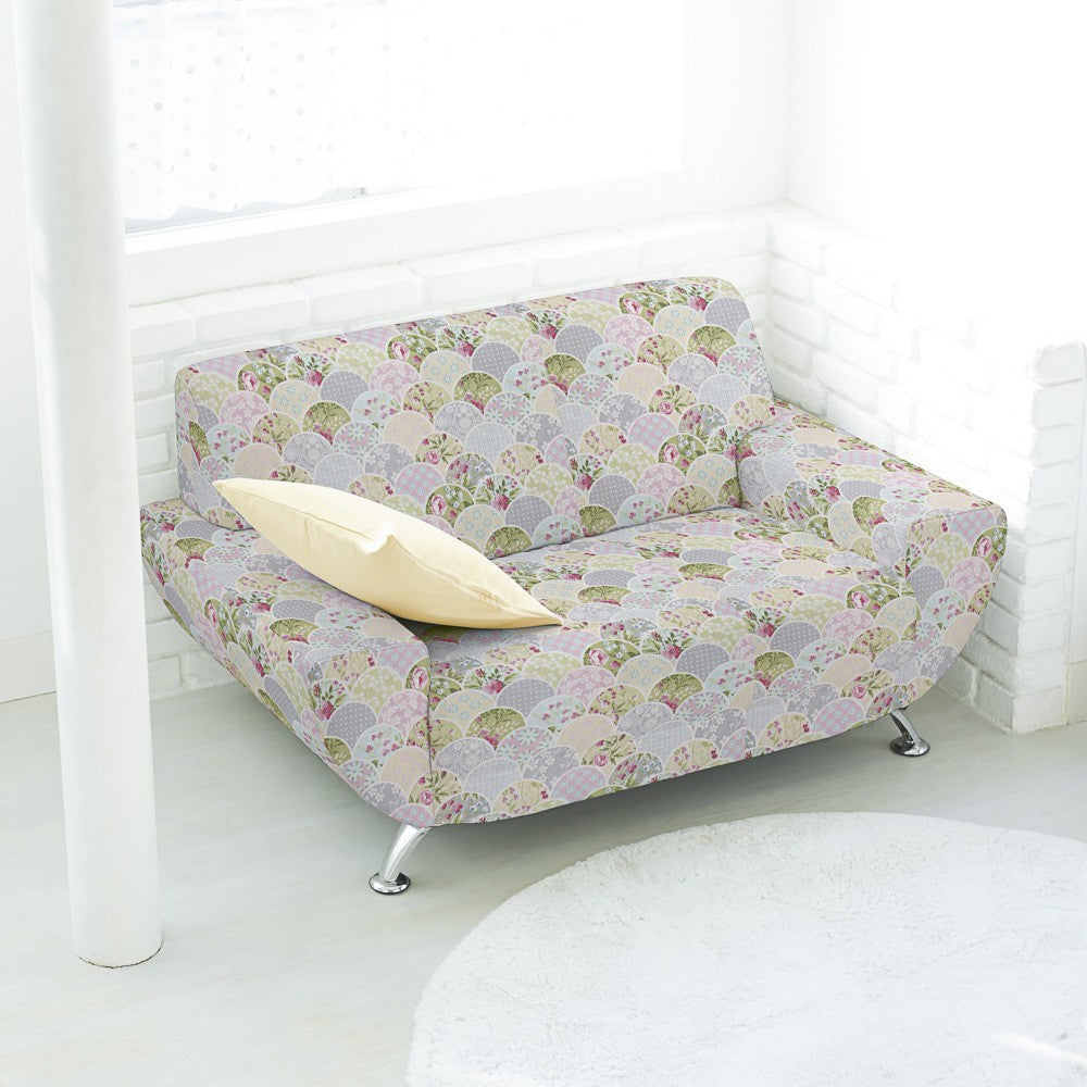 Patchwork Fan Bedruckte Leinwand - Ribes y Casals