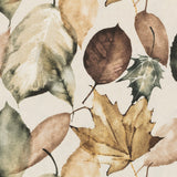 Bedrucktes Segeltuch Baumwolle Beige Blätter - Ribes y Casals