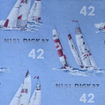 Bedrucktes Segeltuch Artic Blue - Ribes y Casals