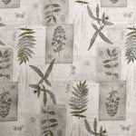 Grünes Botanisches bedrucktes Segeltuch - Ribes y Casals