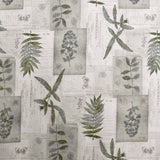 Grünes Botanisches bedrucktes Segeltuch - Ribes y Casals