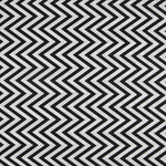 Schwarzes Chevron bedrucktes Segeltuch - Ribes y Casals