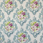 Bedrucktes Segeltuch Barock Blume Grün - Ribes y Casals