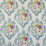 Bedrucktes Segeltuch Barock Blume Grün - Ribes y Casals