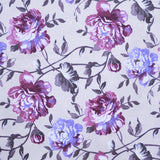 Fuchsia Faded Flower Bedrucktes Segeltuch - Ribes y Casals