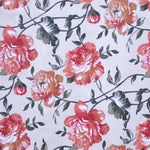 Bedrucktes Segeltuch Orange Blume - Ribes y Casals