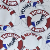 Bedrucktes Segeltuch schwimmt rot - Ribes y Casals