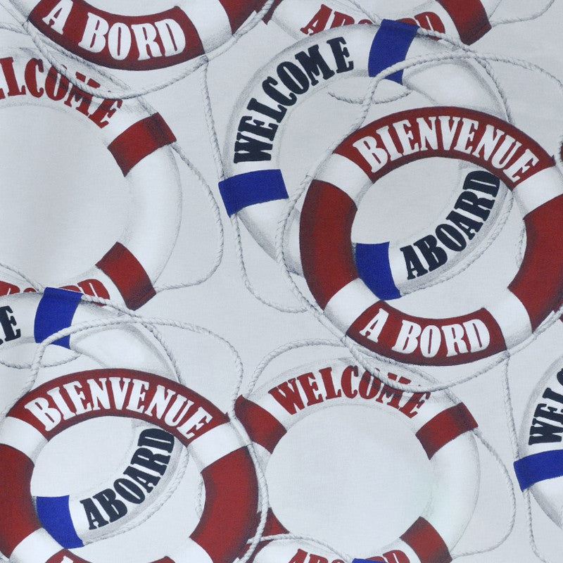Bedrucktes Segeltuch schwimmt rot - Ribes y Casals