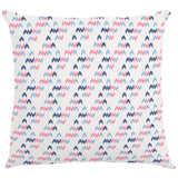 Bedrucktes Segeltuch Ikat Blau Fuchsia - Ribes y Casals