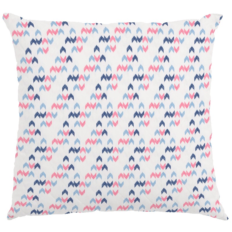 Bedrucktes Segeltuch Ikat Blau Fuchsia - Ribes y Casals