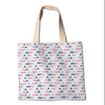 Bedrucktes Segeltuch Ikat Blau Fuchsia - Ribes y Casals