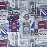 Bedrucktes Segeltuch London Beige - Ribes y Casals