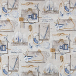 Bedrucktes Segeltuch Sailor Beige - Ribes y Casals