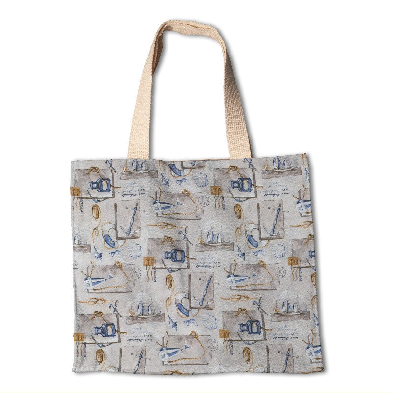 Bedrucktes Segeltuch Sailor Beige - Ribes y Casals