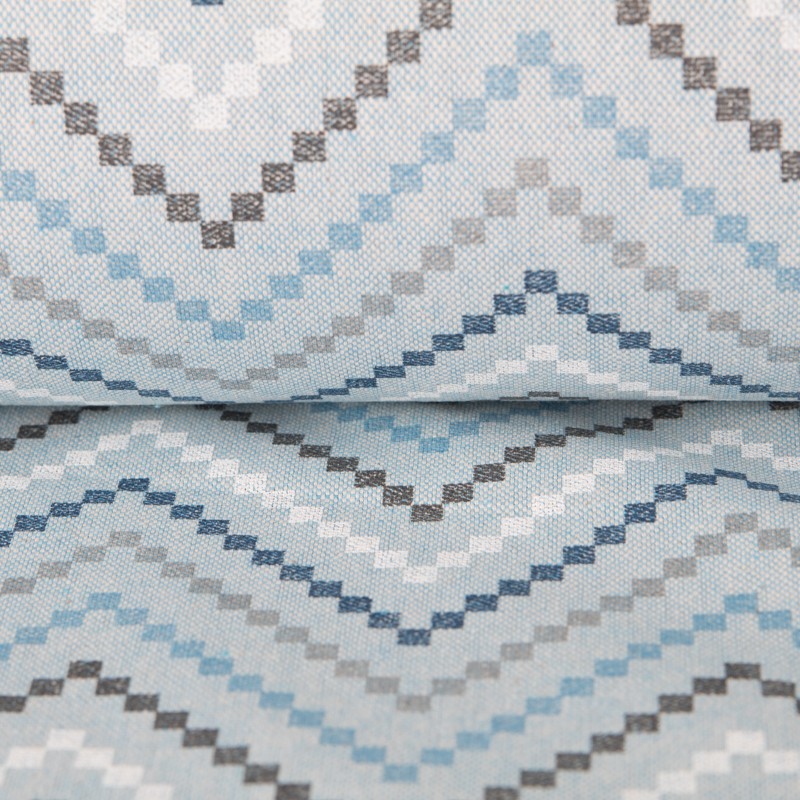 Missoni Blau Bedrucktes Segeltuch - Ribes y Casals