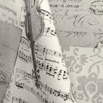 Bedrucktes Segeltuch Musiknoten Roh - Ribes y Casals
