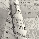 Bedrucktes Segeltuch Musiknoten Roh - Ribes y Casals