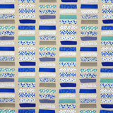 Bedrucktes Segeltuch Patch Blau - Ribes y Casals