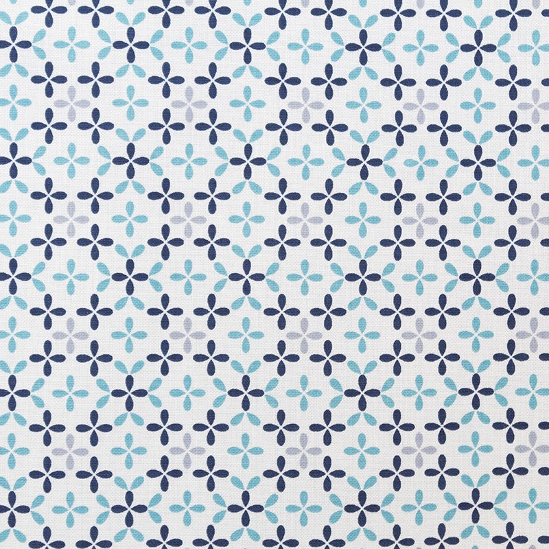 Blaue Blütenblätter bedrucktes Segeltuch - Ribes y Casals