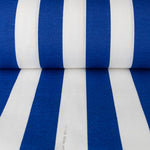 Bedrucktes Segeltuch blau gestreift - Ribes y Casals
